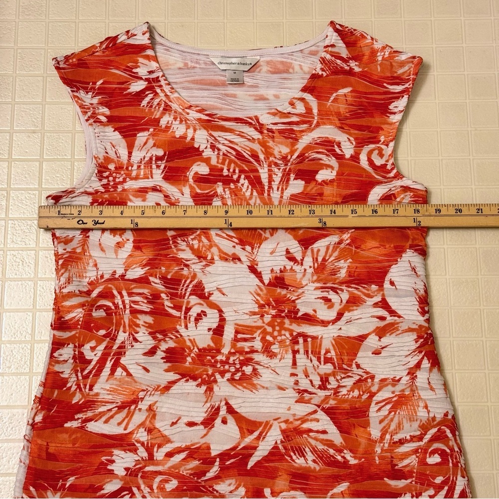 Christopher & Banks Floral Blouse Size M - Picture 3 of 4